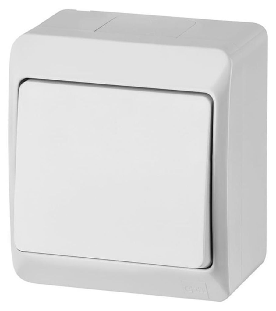 Interrupteur en saillie blanc 6 AC 250 V 5331-02 / Image du produit 