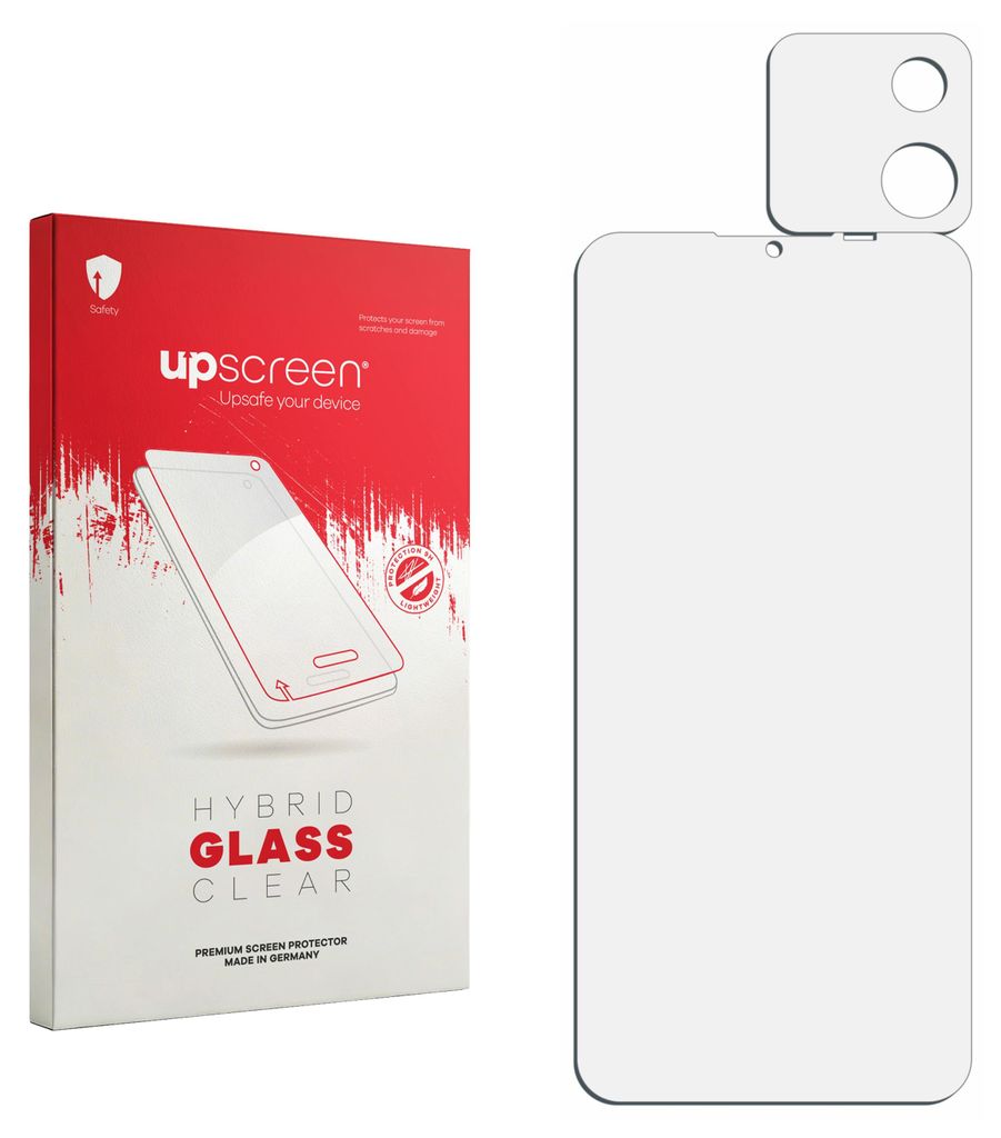 upscreen Schutzglas für Aligator S6600 (Display+Kamera) Schutzfolie Panzer Folie Glas Display Schutz klar