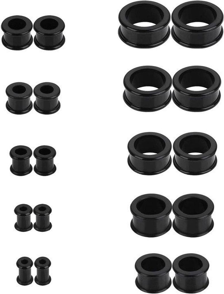 Silikon Ohrstecher-Kit - Ohrstecher-Expander für Männer Frauen - 20 Stück - 4/5/6/8/10/12/14/16/18/20mm