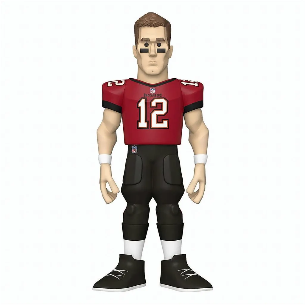 Décoration NFL Tom Brady Figurine Dorée 30 cm Idée Cadeau Fan Football