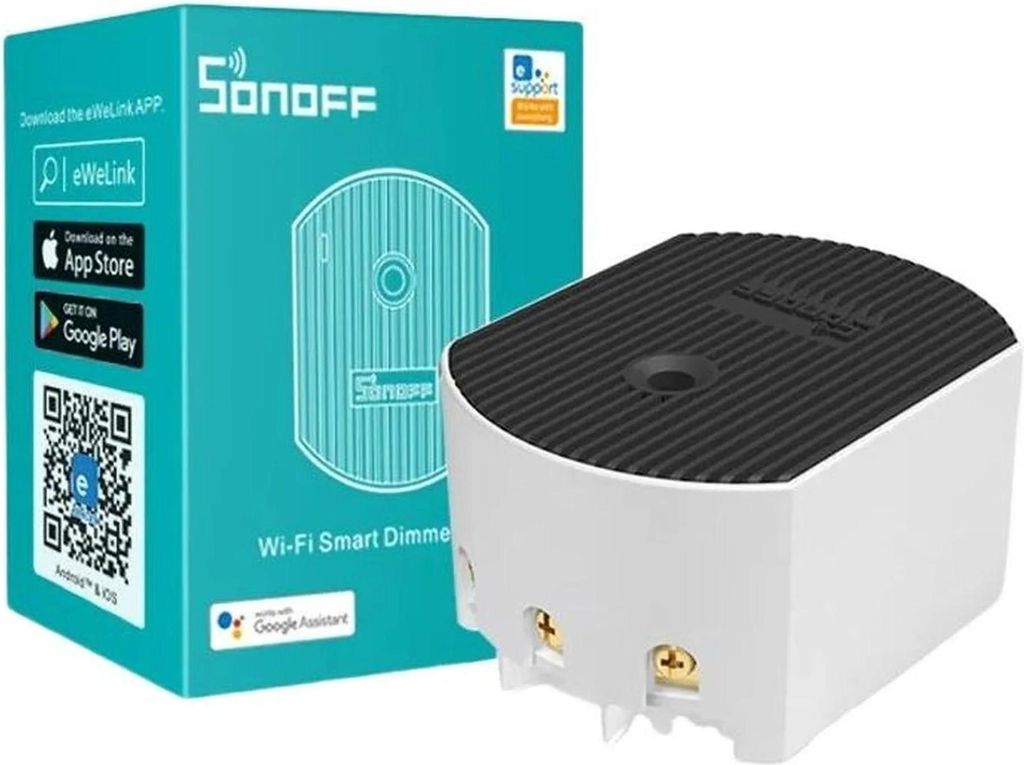 Sonoff M0802010005, Dimmer, Extern, Tasten, Schwarz, Weiß, Produktbild 