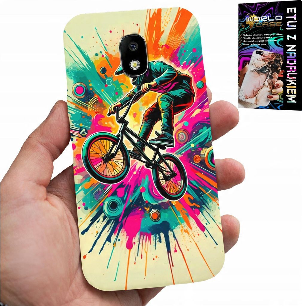 Fall Für Samsung Galaxy J5 2017 - Fahrräder Bmx Tricks Leistung Sport + Glas