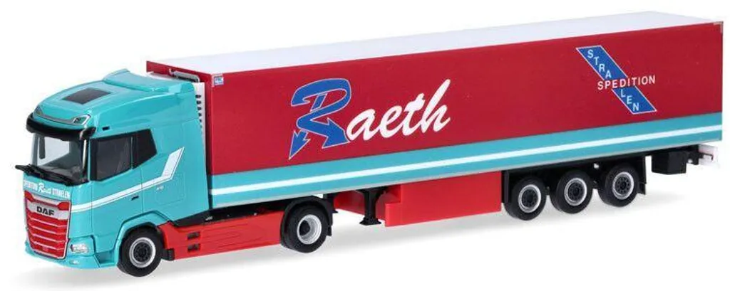 DAF XG 4x2 avec Semi-Remorque Frigorifique RAETH - Maquette 1/50