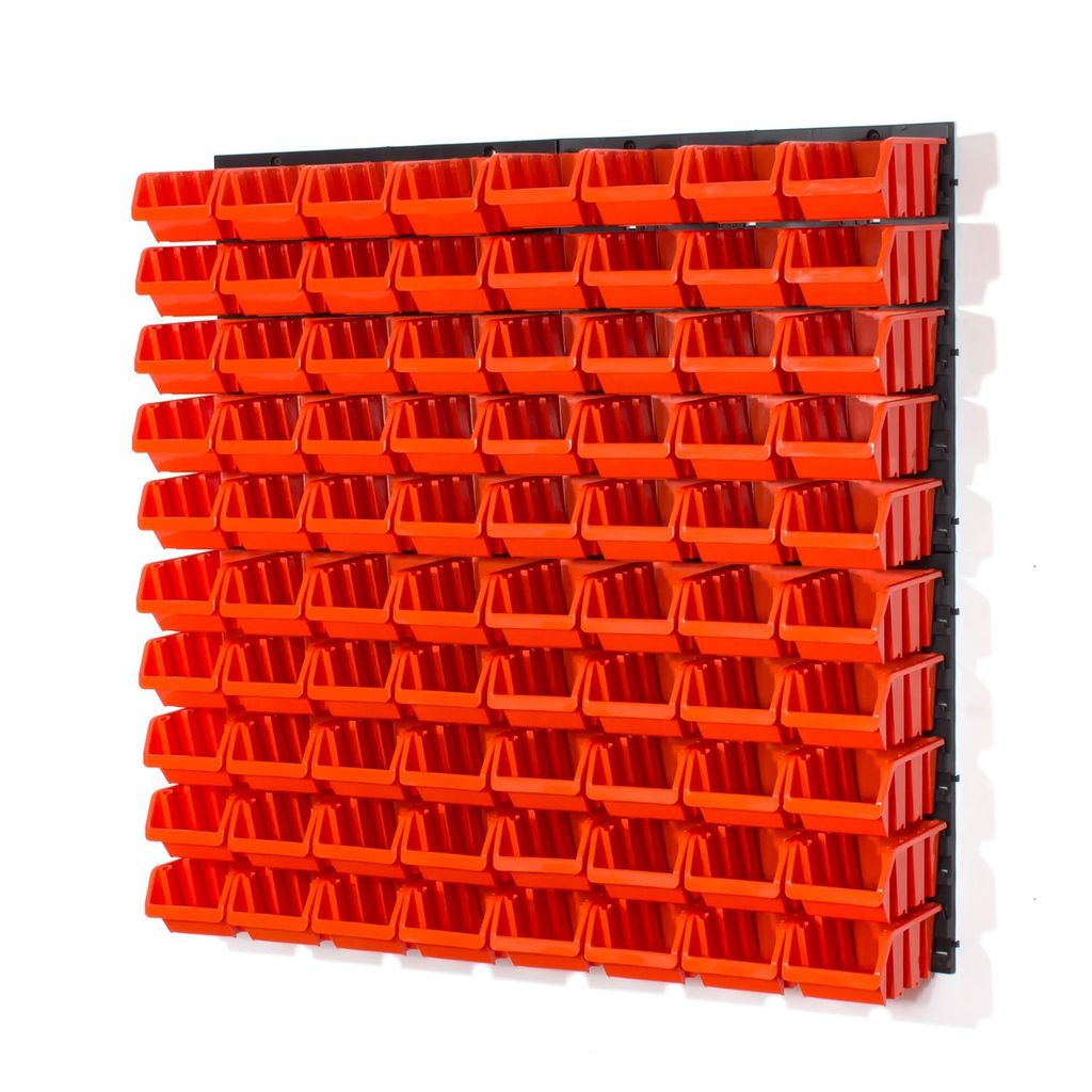 80 bacs gerbables avec étagère murale 80 x 80 cm | étagère Image du produit 