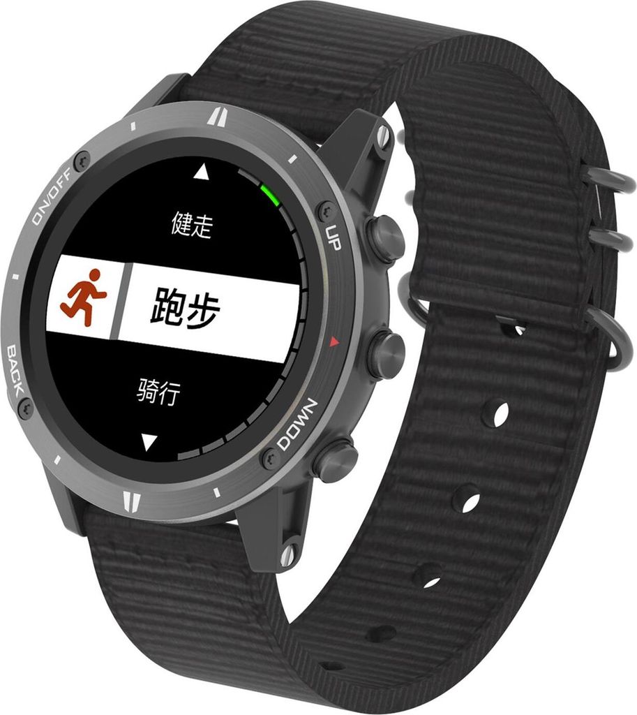 Outdoor-GPS-Sportuhr, Fitness-Tracker, Armbanduhr zum Laufen, Schwimmen, Klettern
