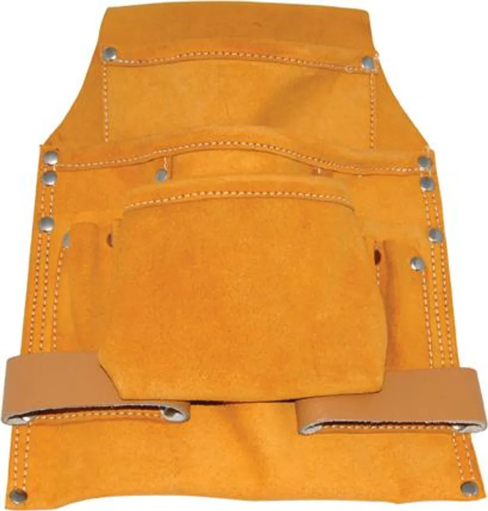 Sacoche de ceinture DIMOS 205717 pour couvreur : poche à clous 3 poches
