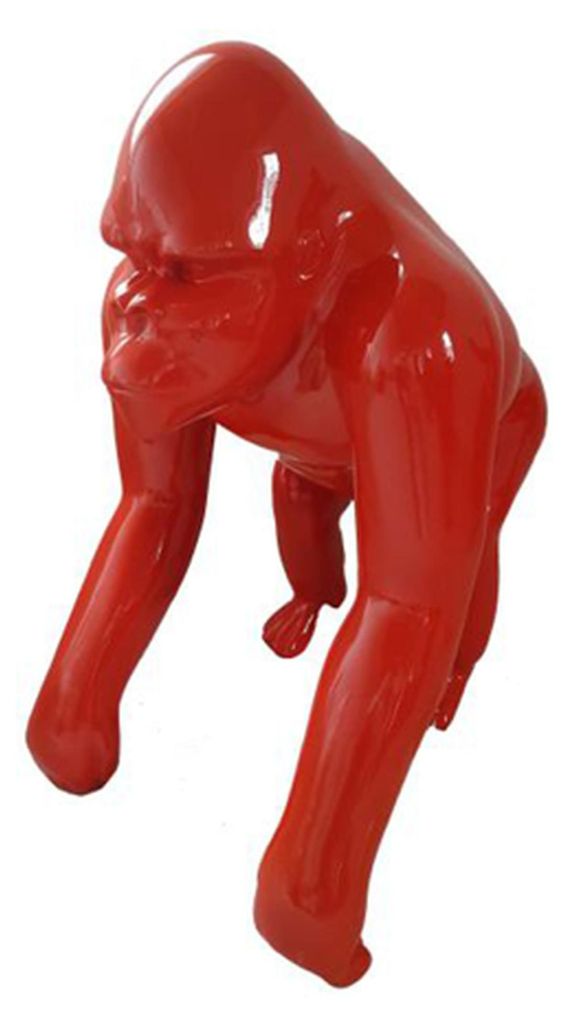 Abstrakte Figur Statue Design Skulptur Deko Gorilla 70 cm Statuen Dekoration