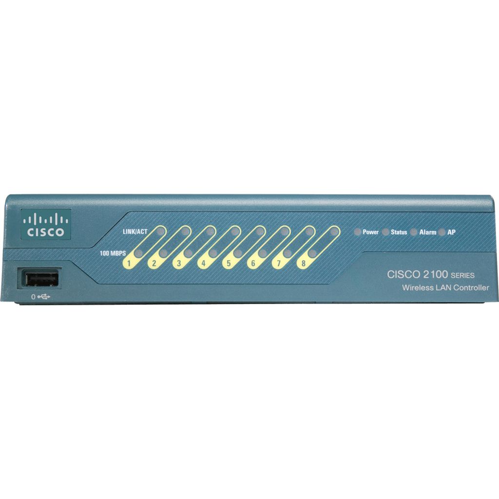Cisco 2112 WLAN Controller, 120/230V, 50/60 Hz, 0 - 40 °C, 10 - 95%, SNMP 1, RMON, Telnet, SNMP 3, SNMP 2c, HTTP, HTTPS, TCP/IP, UDP/IP, ICMP/IP, ...