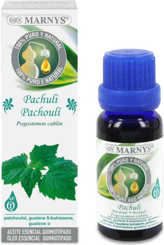 Olio Essenziale Patchouli Marnys 15ml Alimentare - Relax e Purezza