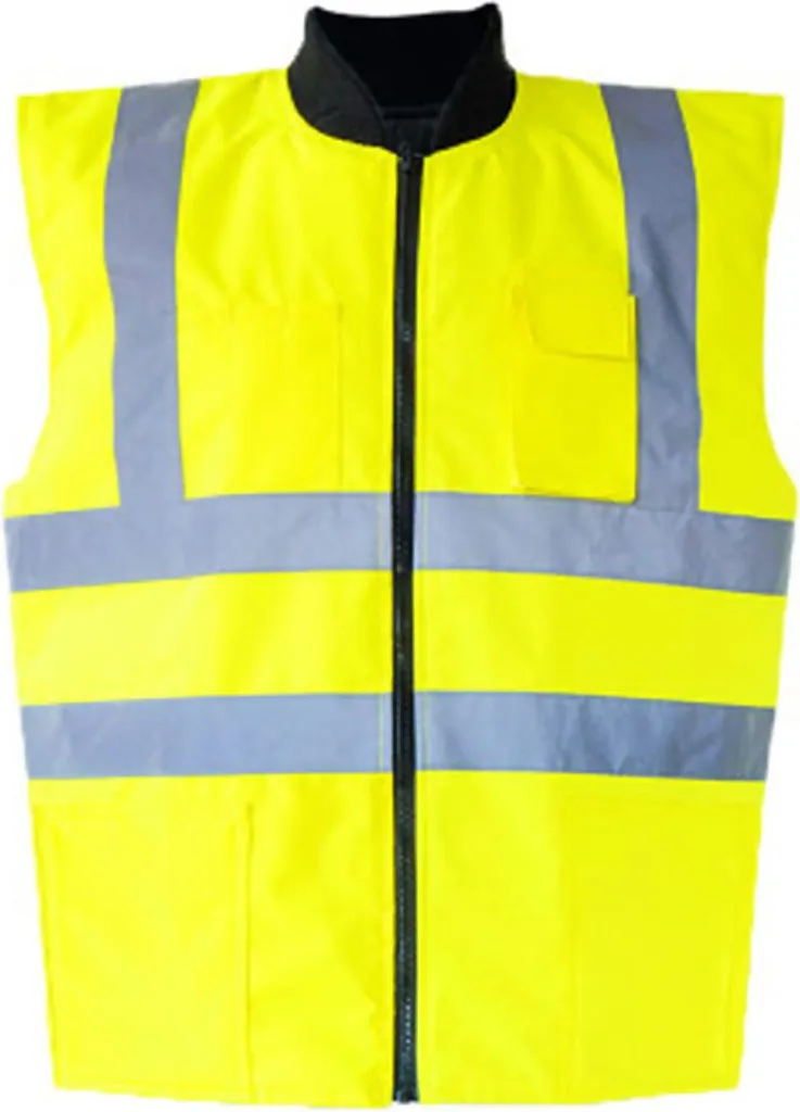 Gilet Alta Visibilità Korntex Executive – EN ISO 20471 – Con Tasche Multifunzione – Giallo/Arancione - 5