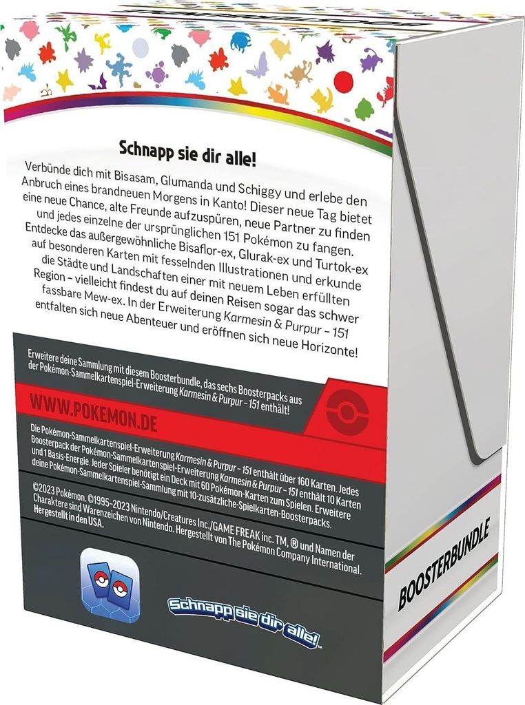POKÉMON Sammelkarte Boosterbundle Karmesin & Purpur – 151 Produktbild 4