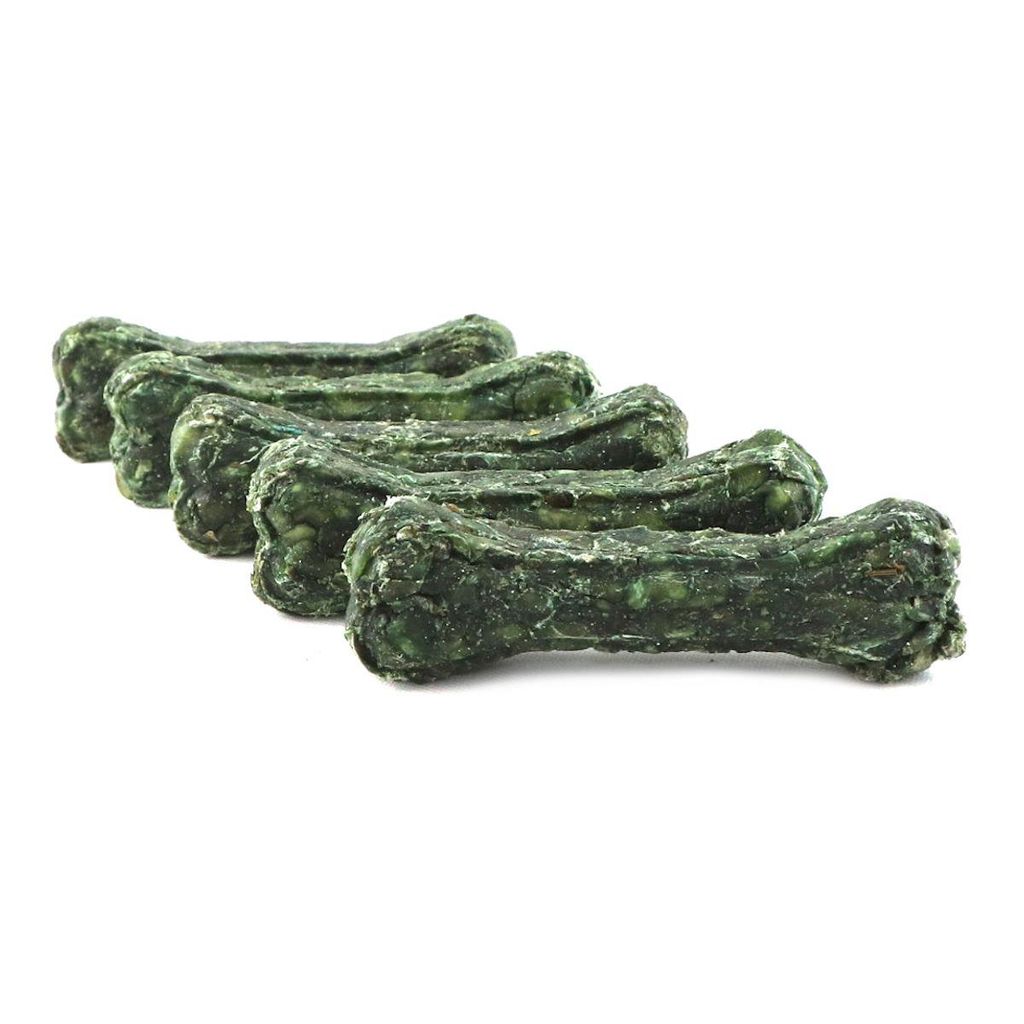 DOGBOSS 100% Natur Kauknochen, Dental Salbei, 5er Set - 10 cm, speziell für kleine Hunde (2-10kg)