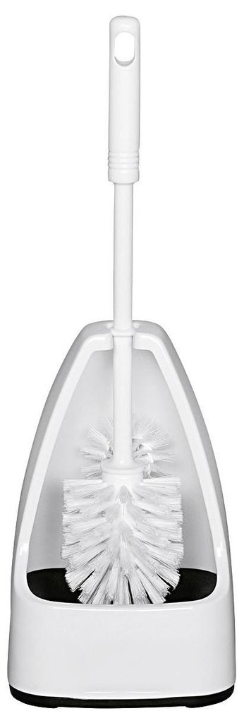 RIVAL WC-Garnitur 40cm weiß mit Randreinigerbürste Immagine del prodotto 