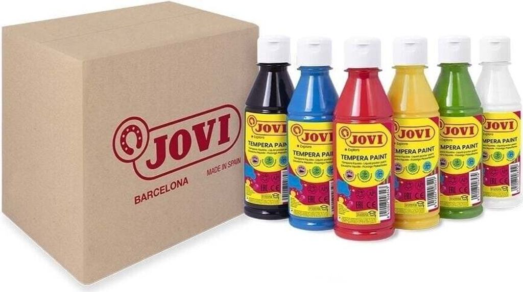 Jovi Premium Ein Satz Temperafarben Mix 6 x 250 ml
