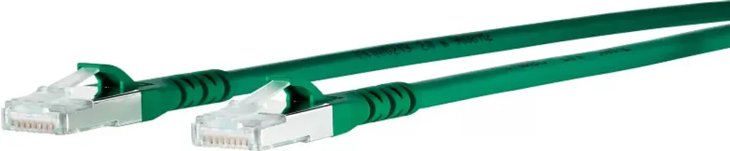 Câble réseau Cat.6 blindé 7m vert AWG26 haute densité BTR ISO/IEC