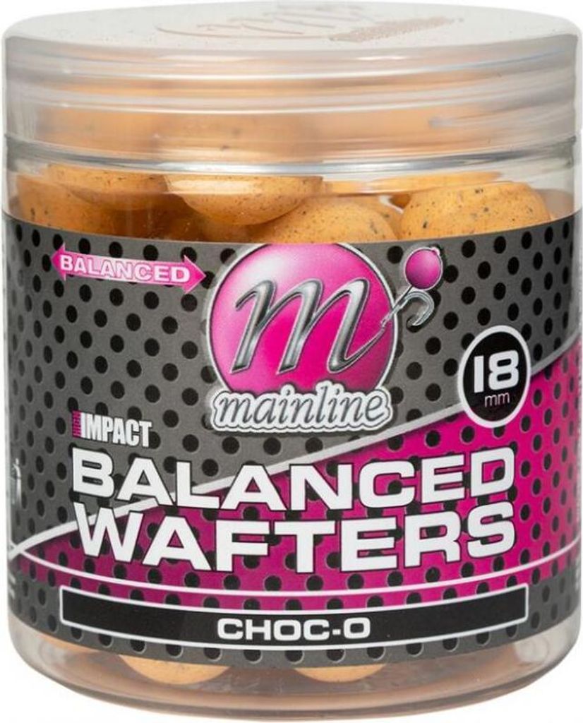 Mainline Baits High Impact Balanced Wafters 18 mm Choc-O