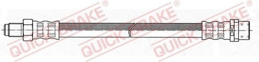 QUICK BRAKE 32.098 Bremsschlauch passend für MERCEDES-BENZ C-Klasse Limousine (W204) C-Klasse T-modell (S204) C-Klasse Limousine (W203)