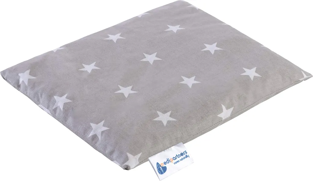 Coussin Thermique Chaud Froid 500g Noyaux Cerise Coton Éco-Naturel Gris