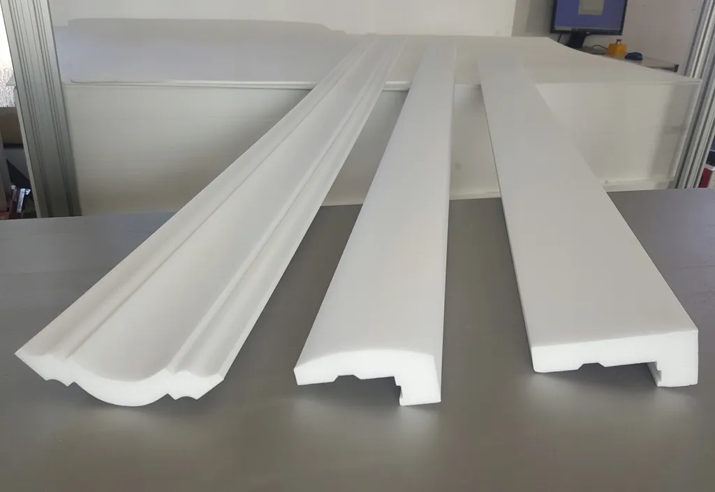 Corniche de plafond LED et rail mural LK1J - Barre décorative de 2m