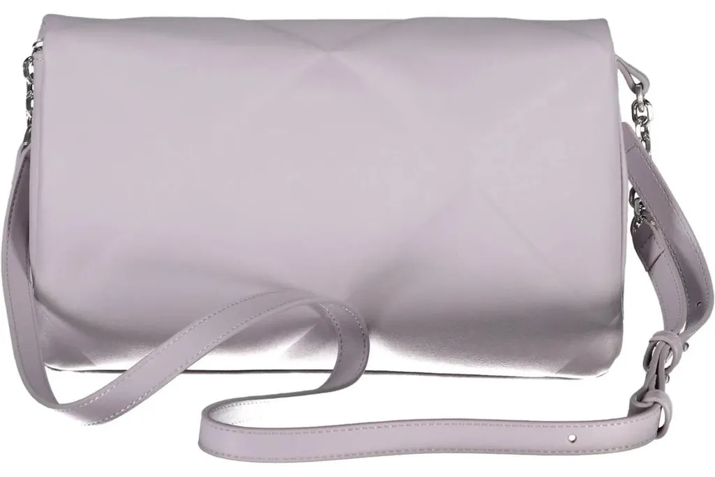 Sac à main Calvin Klein violet pour femme - Pochette chic en PU