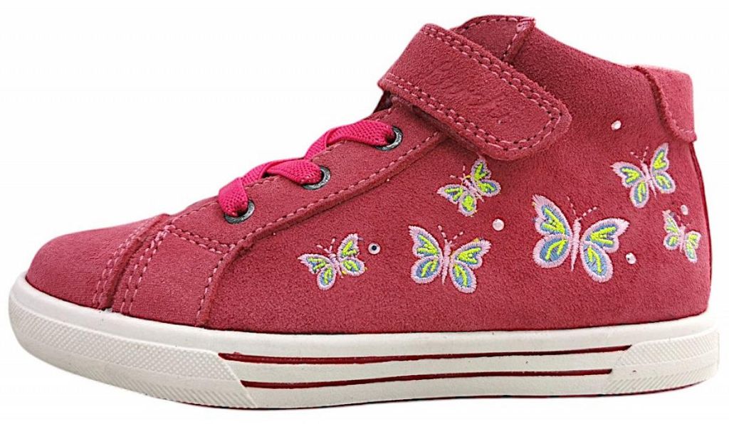 Lurchi Baffy Kinderschuhe Mädchen Schnürstiefel Rosa Produktbild 