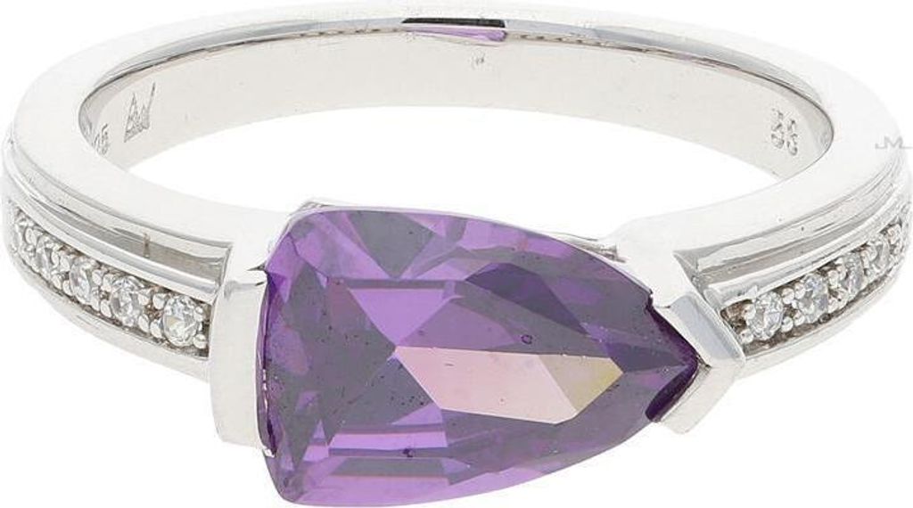 JuwelmaLux Ring 925/000 Sterling Silber mit synth. Zirkonia JL30-07-2797 58