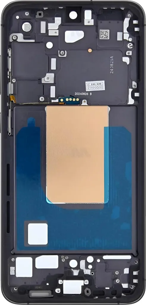 Pièce de Rechange Boîtier Central pour Samsung S24 FE Noir de Qualité Pro