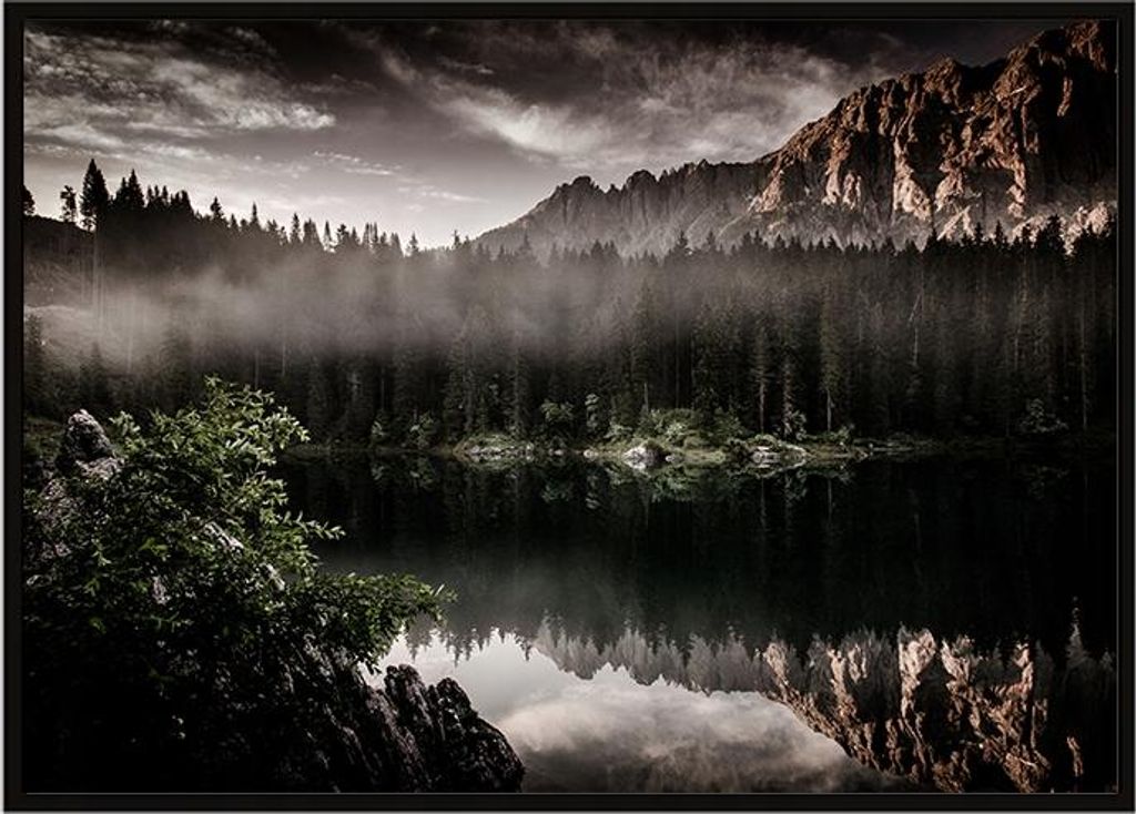 Bild Poster im Rahmen 53x73 cm Berge P1009