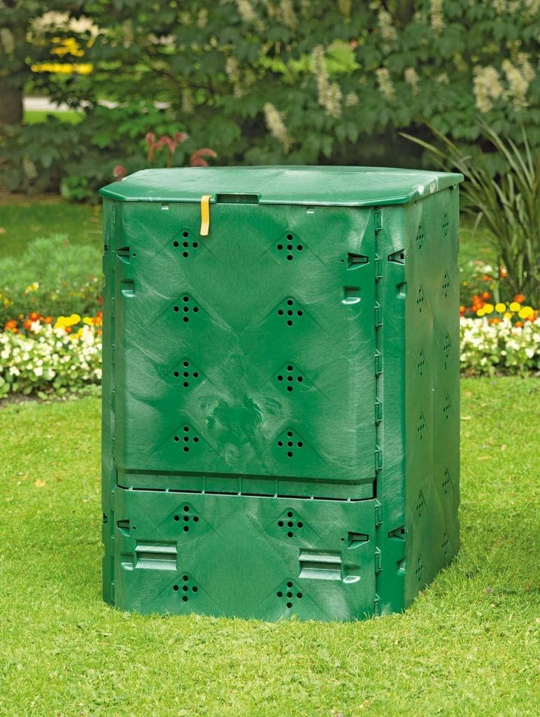 Kompostbehälter 600L für Garten- und Küchenabfälle - Nachhaltig und Wetterbeständig