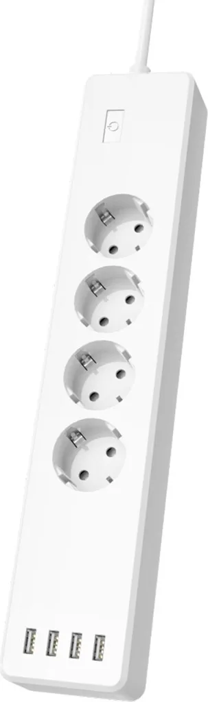 Hama Multipresa WiFi Risparmio Energetico | 4 Prese + 4 USB 2300W