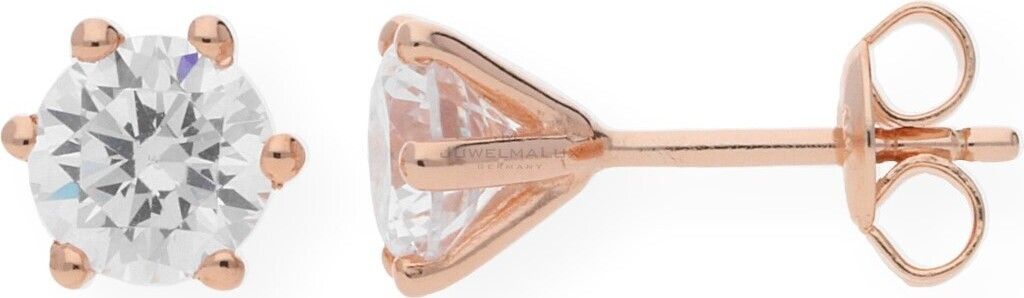 JuwelmaLux Ohrringe Silber 925 mit Zirkonia Gold plattiert JL10-06-0514