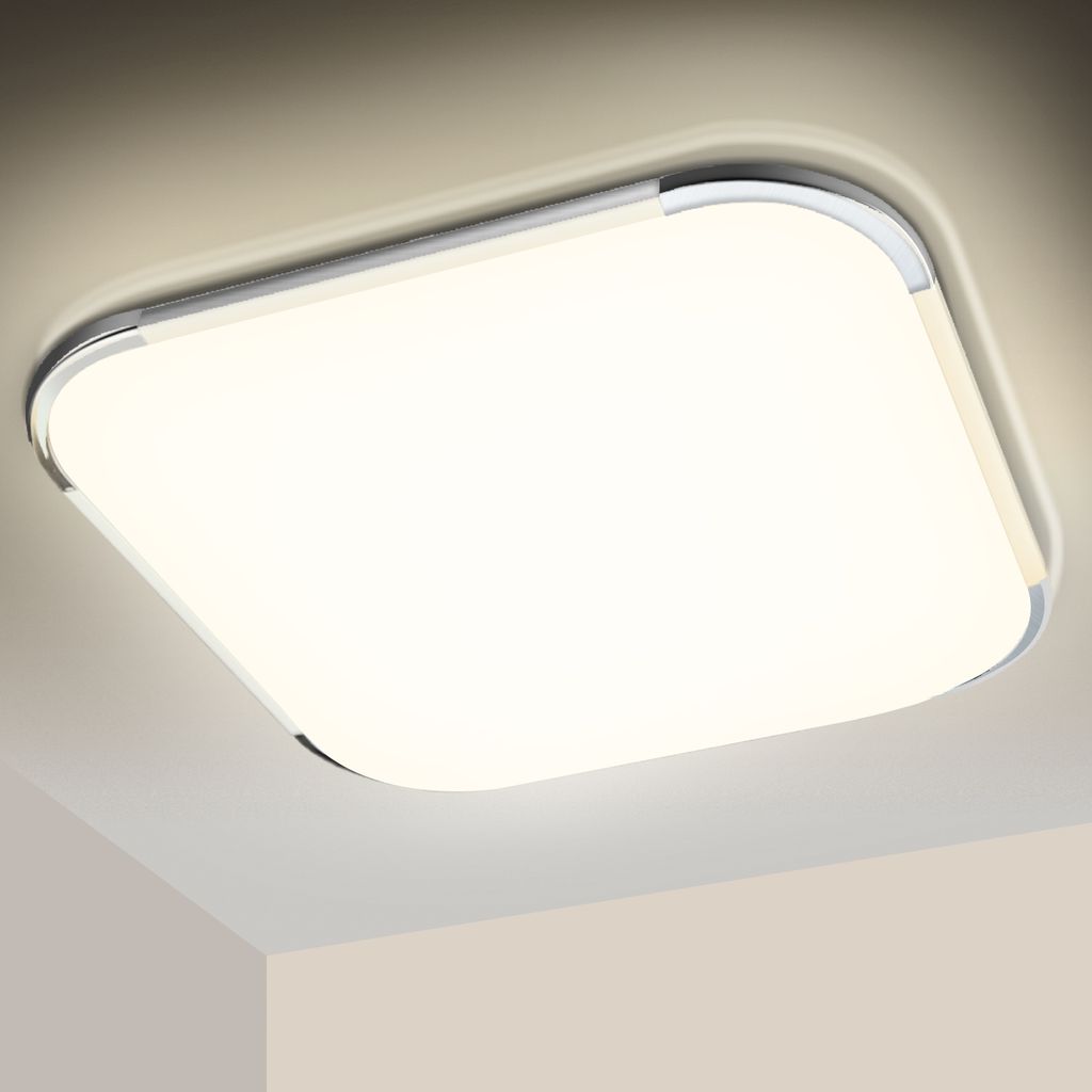LED Deckenleuchte Badleuchte Küche Deckenlampe Dimmbar Wohnzimmer IP44 12W 