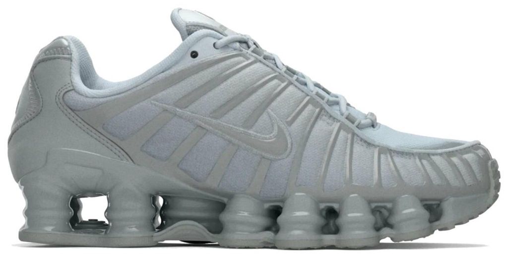 Nike Shox TL "Pure Platinum Smoke Grey" Grau, Größe: 45