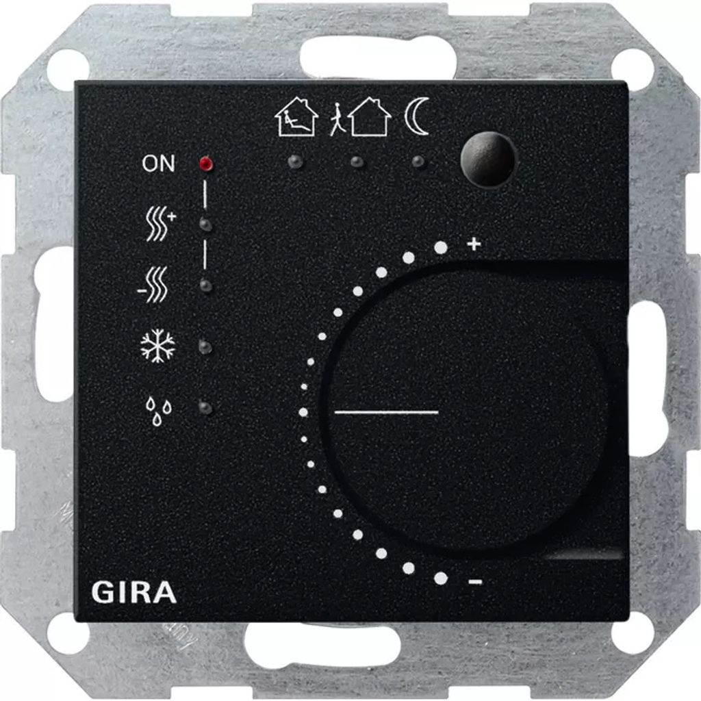Gira Stetigregler Tasterschnittst. 4f KNX System 55 Schwarz m 2100005