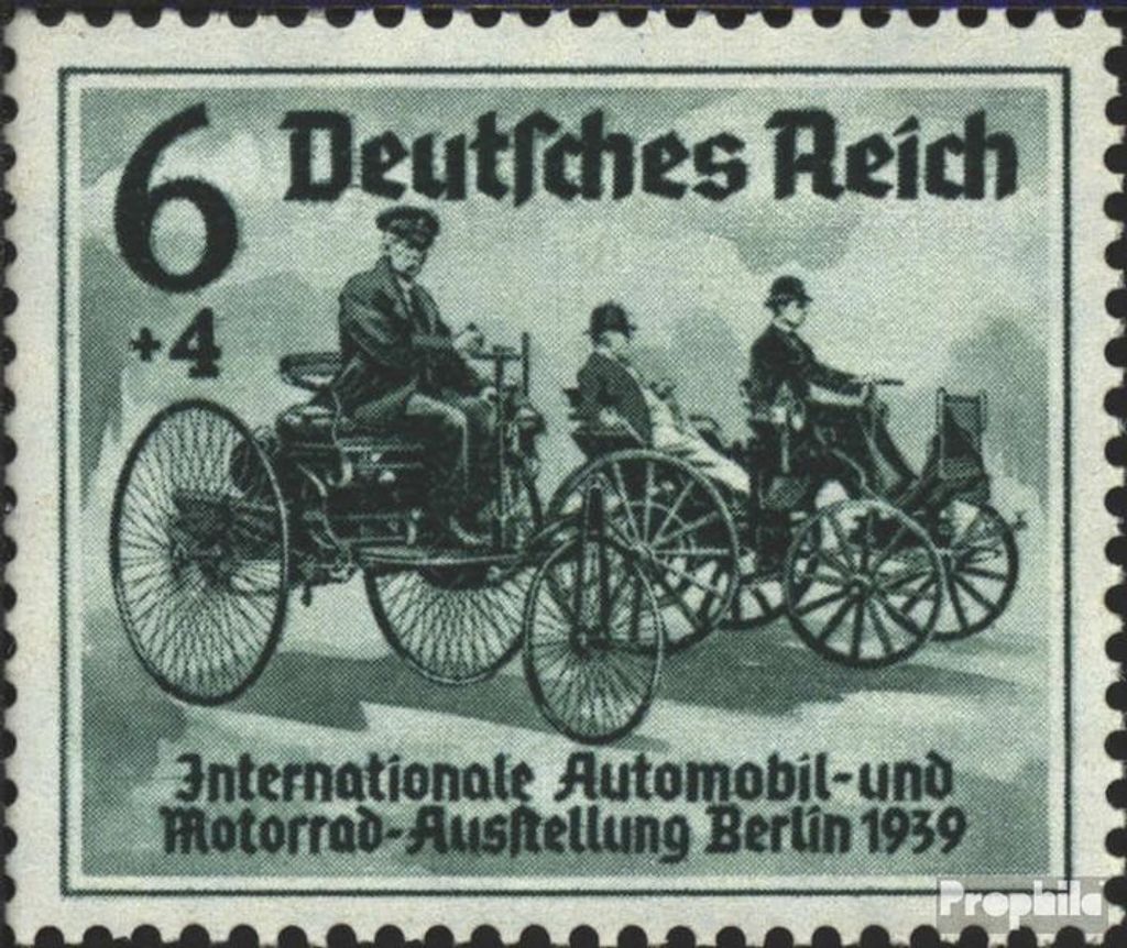 Briefmarken Deutsches Reich 1939 Mi 686 postfrisch Internationale Automobil-Ausstellung