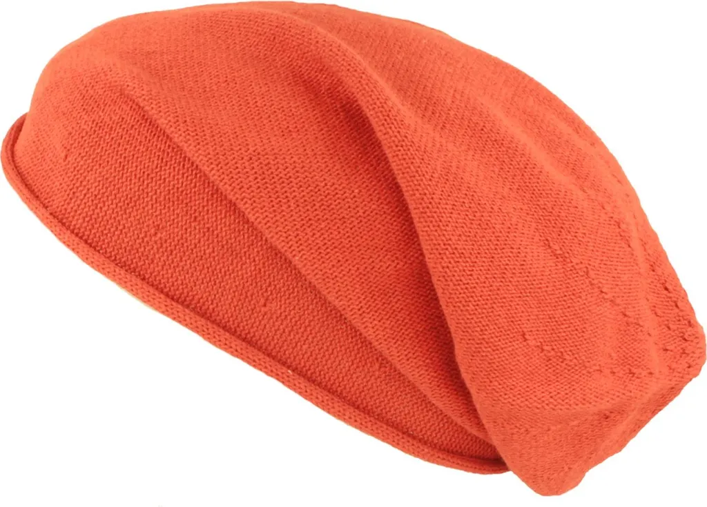 Bonnet uni Kopka 100% coton rouge taille unique pour un look intemporel