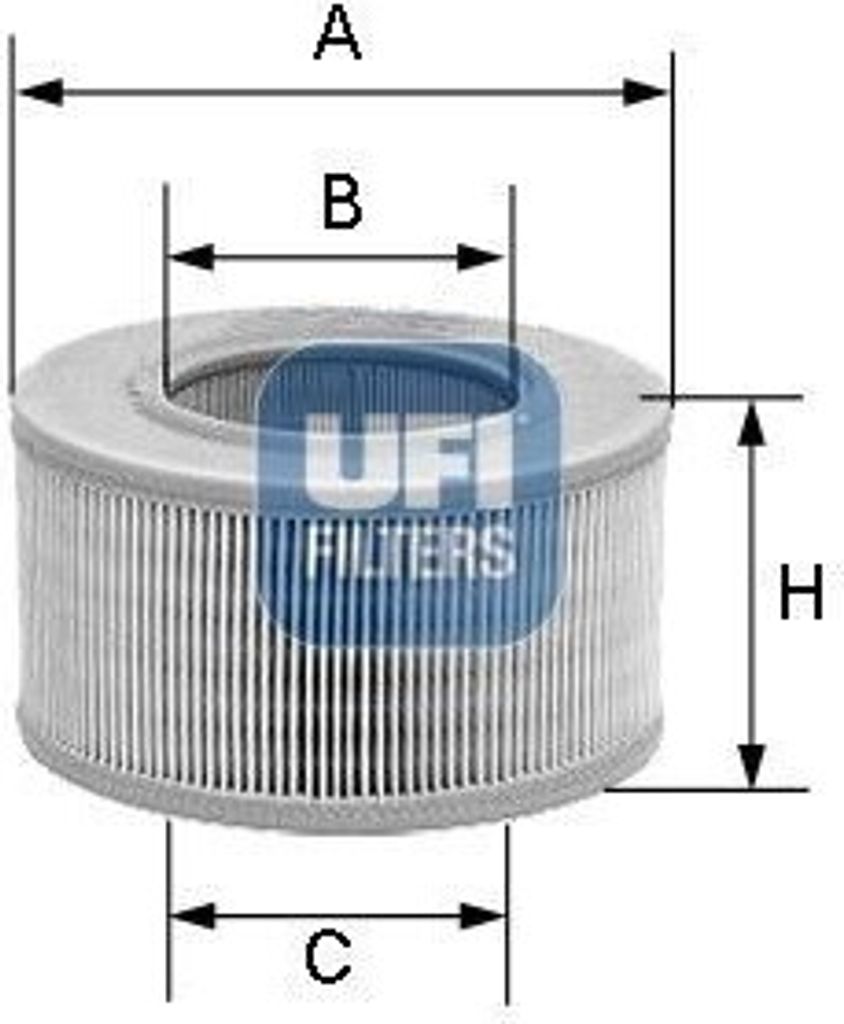 Luftfilter UFI 27.176.00 für FORD FIESTA III (GFJ) Filtereinsatz