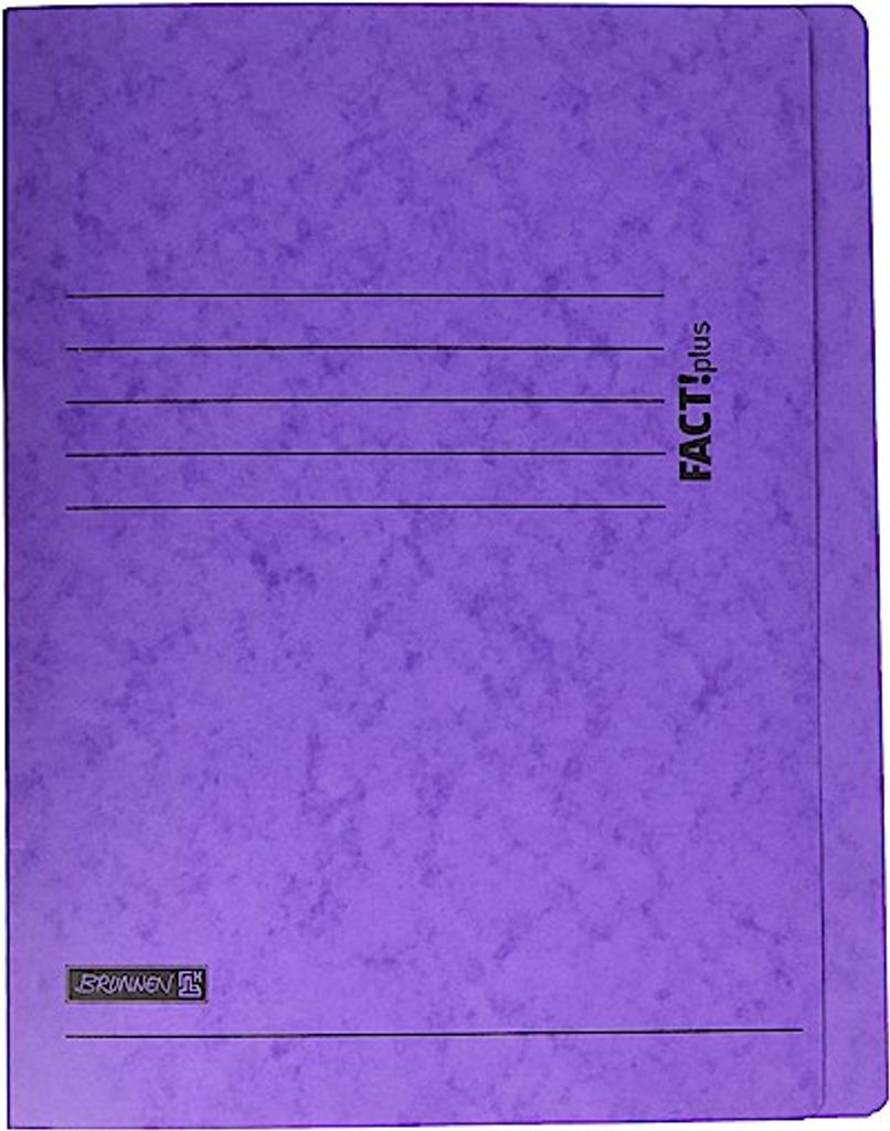 Classeur rapide en carton BRUNNEN FACT!plus violet Image du produit 