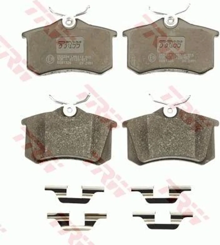 Plaquettes de frein arrière pour Ford Galaxy et Golf 4 montage Lucas