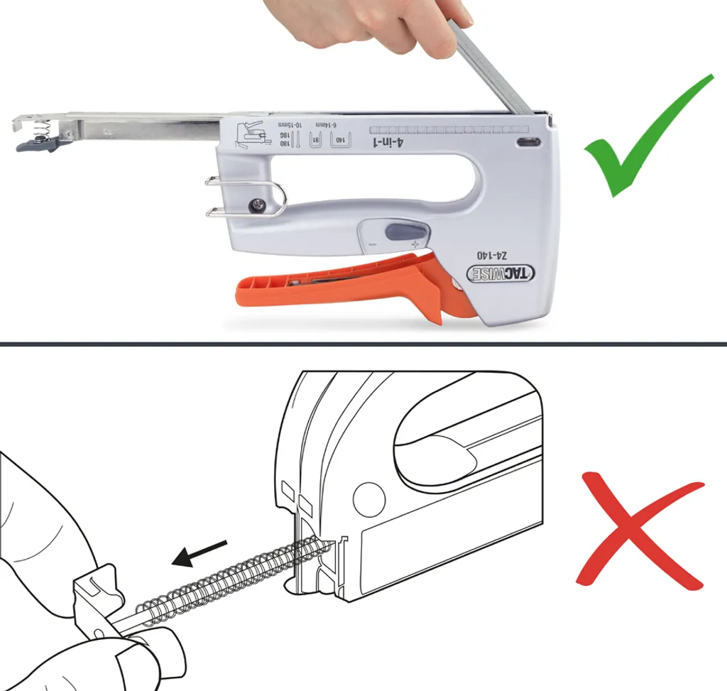 Agrafeuse manuelle multifonction Tacwise Z5-140 pour agrafes et clous