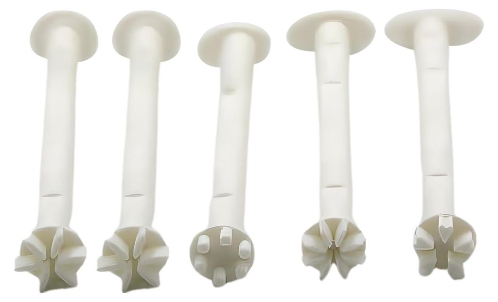 5-teiliges Set Blumen-Punktierwerkzeuge DIY Graffiti Kunsthandwerk Kartenherstellung Blumenkunst Stempelstift Professionelle Blumenstempel-Punktmal...