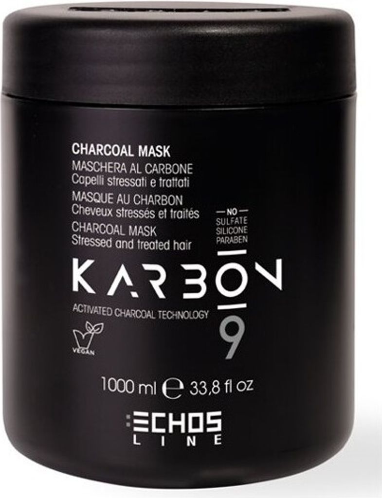 EchosLine Karbon 9, maska s aktivním uhlím, 1000 ml Obrázek produktu 
