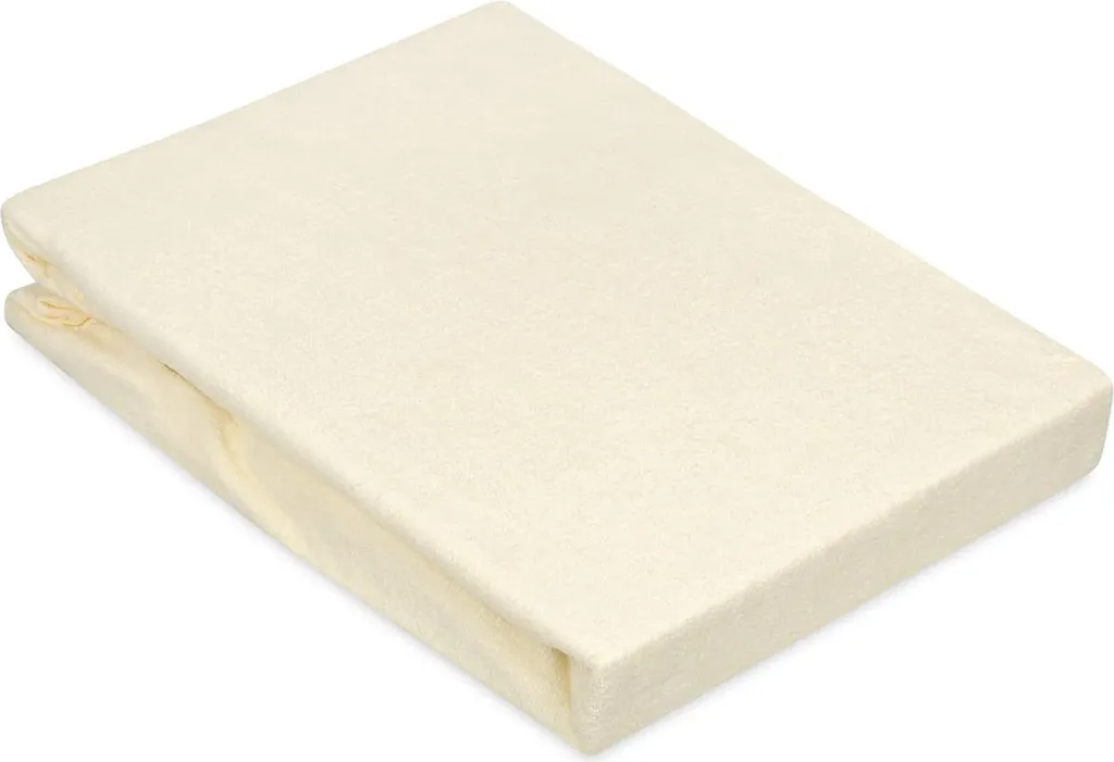 Linge de lit : Drap-housse extensible 160x200 en éponge coloris Écru