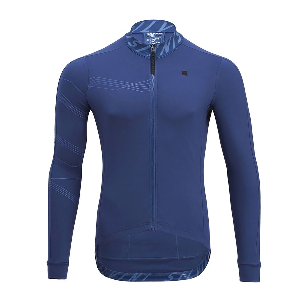 Silvini Varano Trikot MD1603 Herren lang marineblau größe M 3120-MD1603-32303