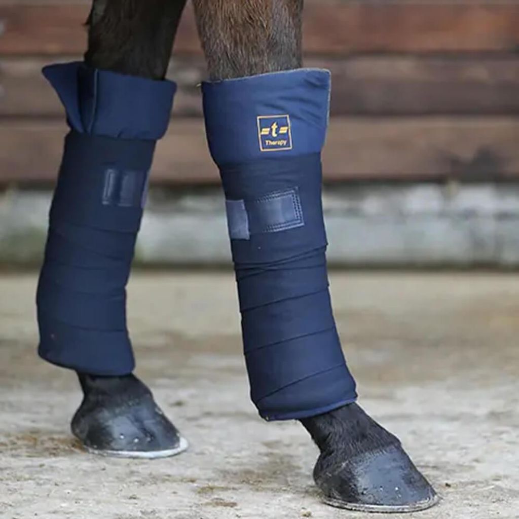 Bucas Stable Bandage - 4er-Set, Farbe:Navy/Navy