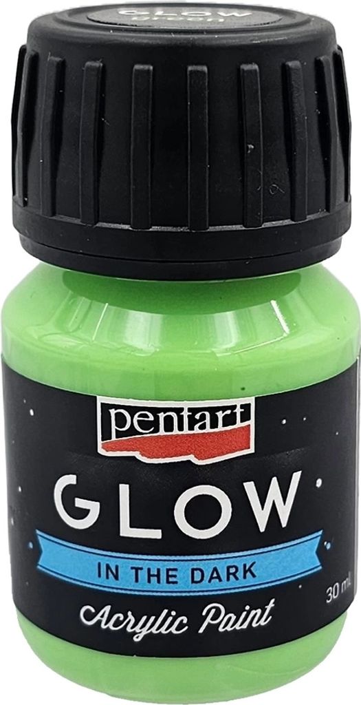 PENTART vernice acrilica fosforescente verde 30 ml Immagine del prodotto 