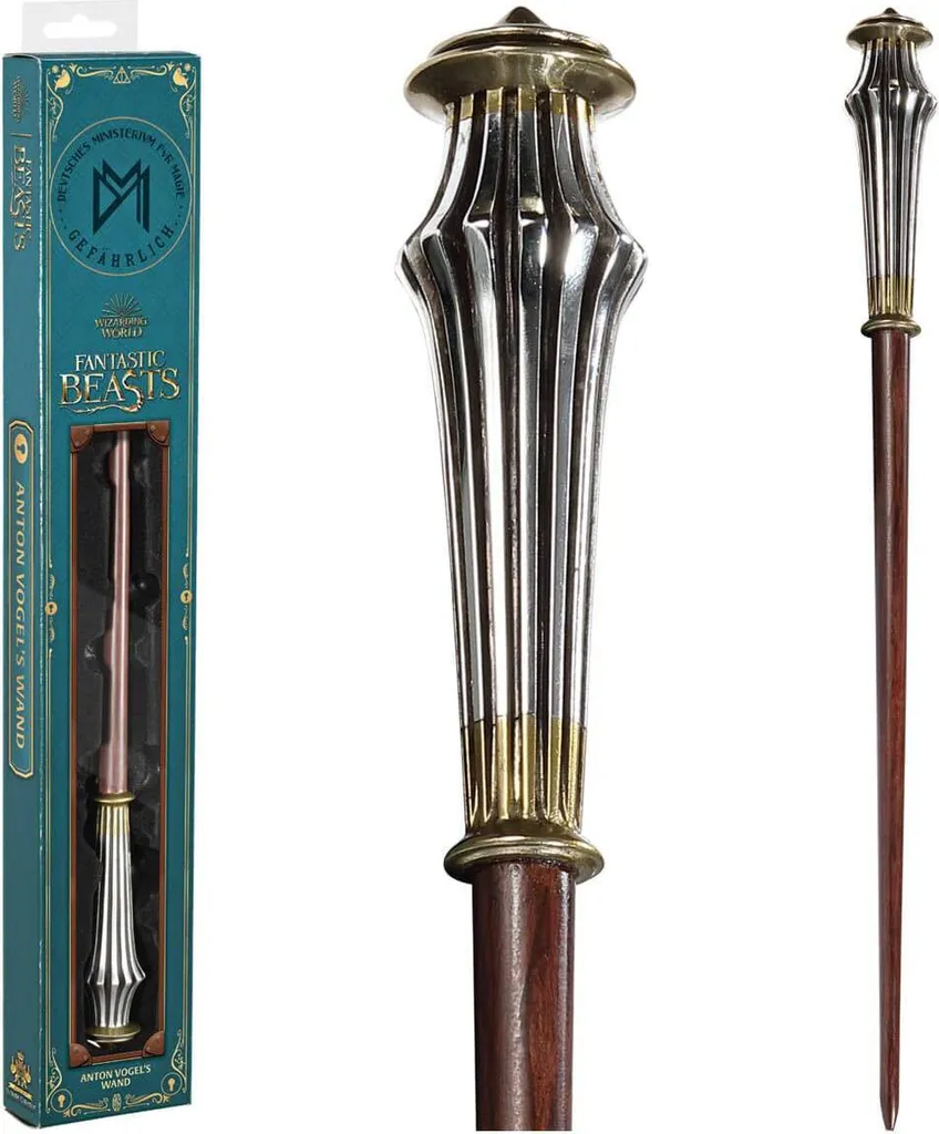 Baguette magique Anton Vogel : Idéal Cosplay et Collection Wizarding World