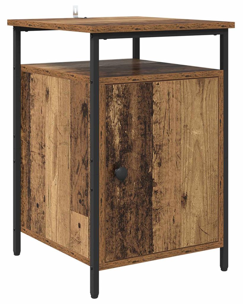Nachttisch Altholz 40 x 42 x 60cm Holzwerkstoff