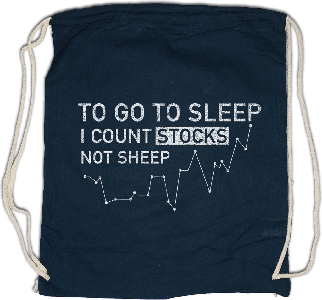 Urban Backwoods Count Stocks Not Sheep, Turnbeutel, Farbe: Navy