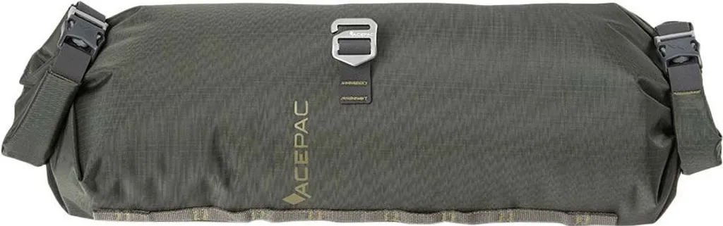 Sacoche de Cintre Étanche 8L Acepac Mk III Vert pour Voyage à Vélo 8L
